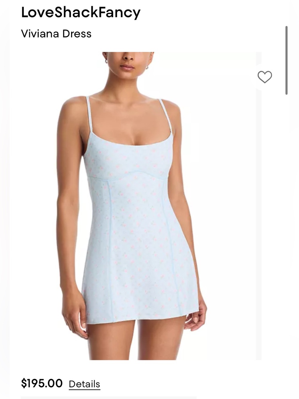 LoveShackFancy Vivianna active dress